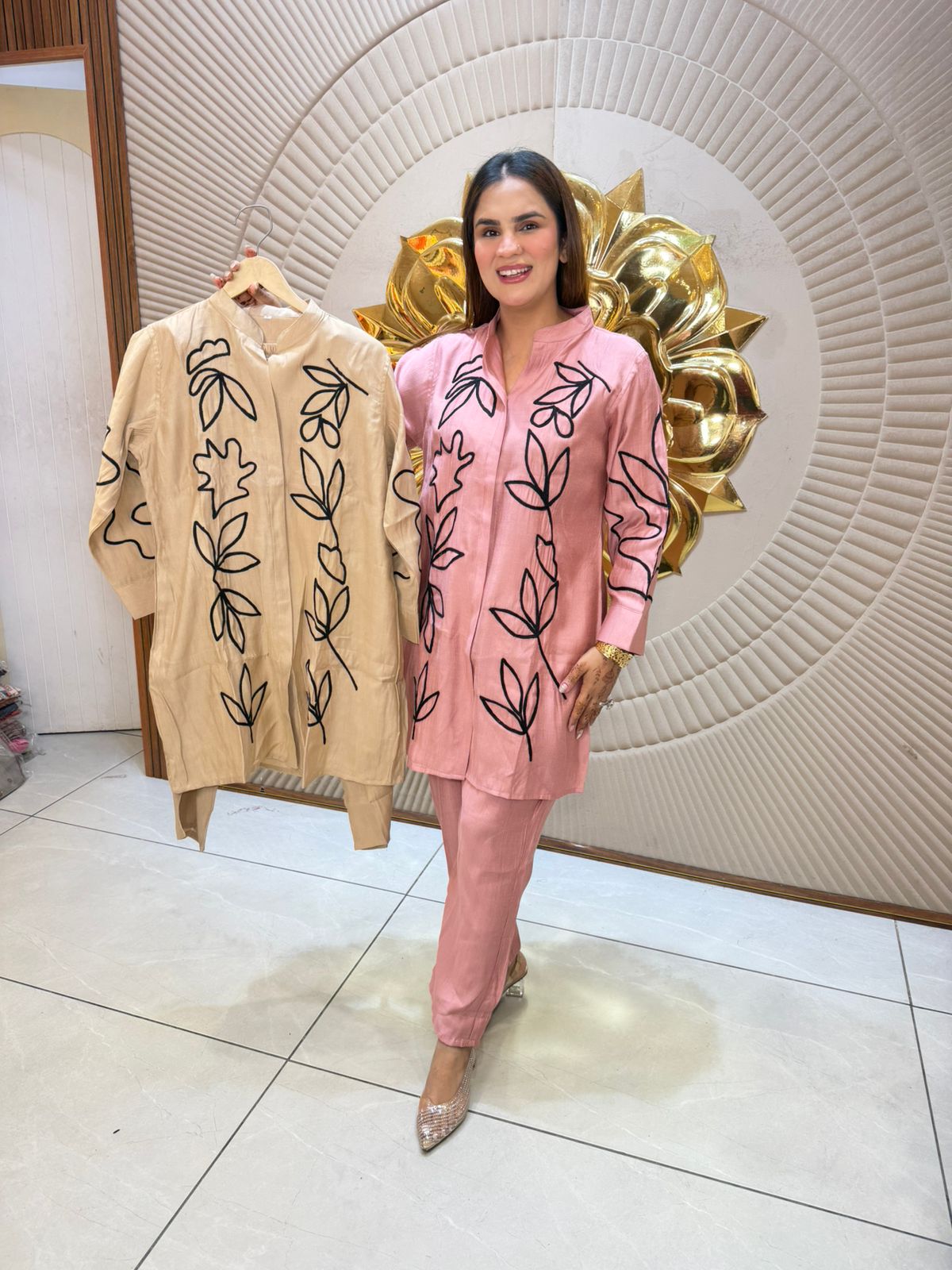 Beautiful Full Sleeves Daily Wear Co-Ord Set PC2878