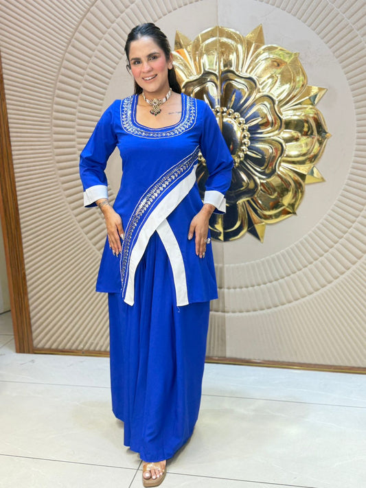 Stunning Long Skirt Co-Ord Set PC2889