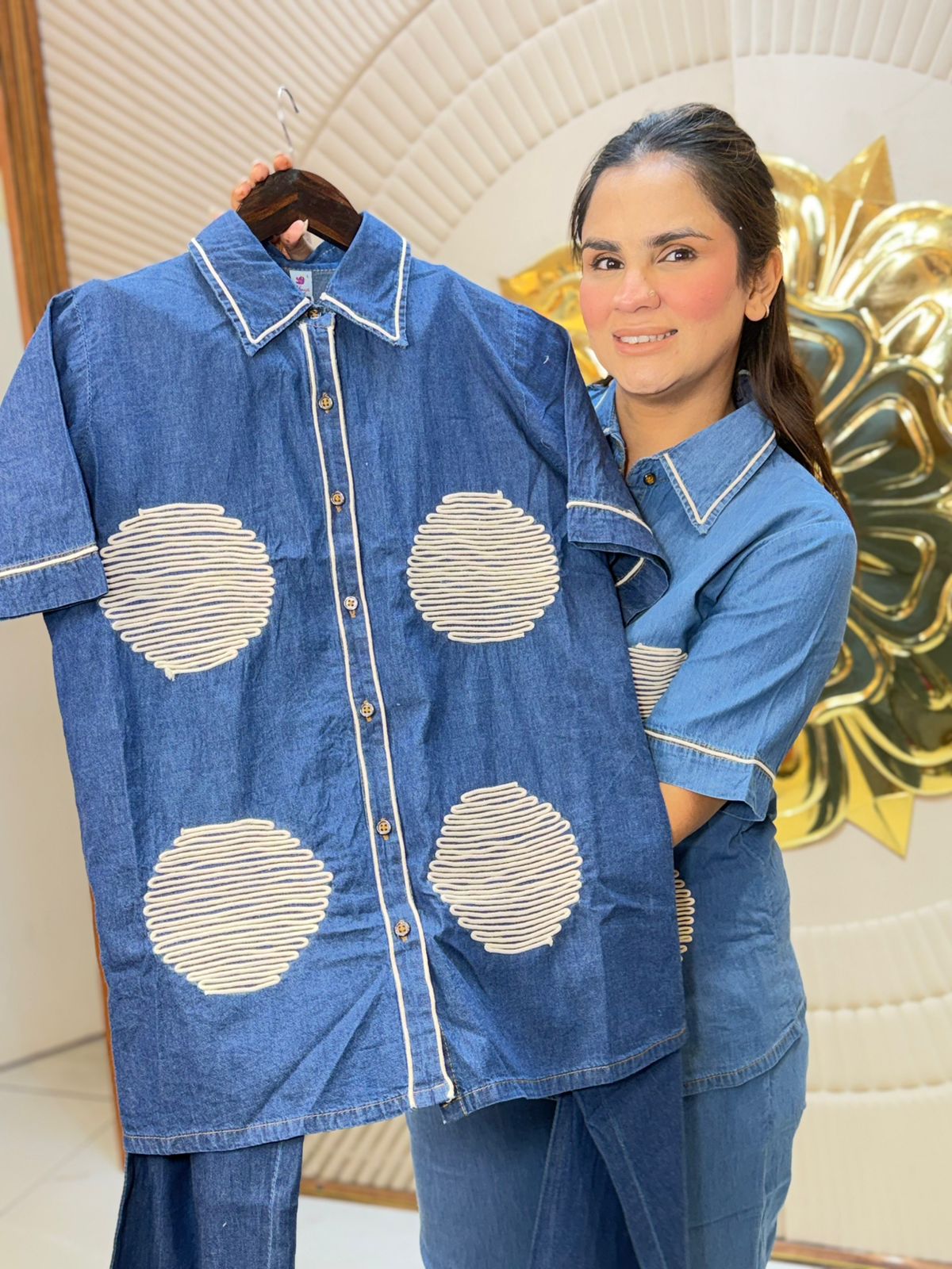 Stunning Co-Ord Set With Embroidery Work PC2900