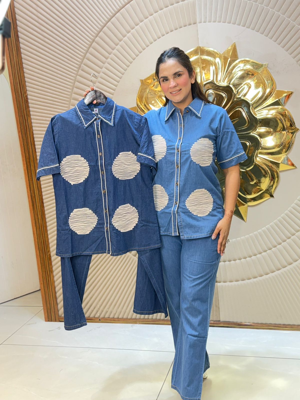 Stunning Co-Ord Set With Embroidery Work PC2900