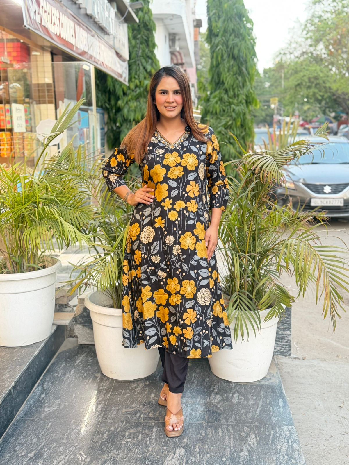 Stunning Floral Work Suit PC2904