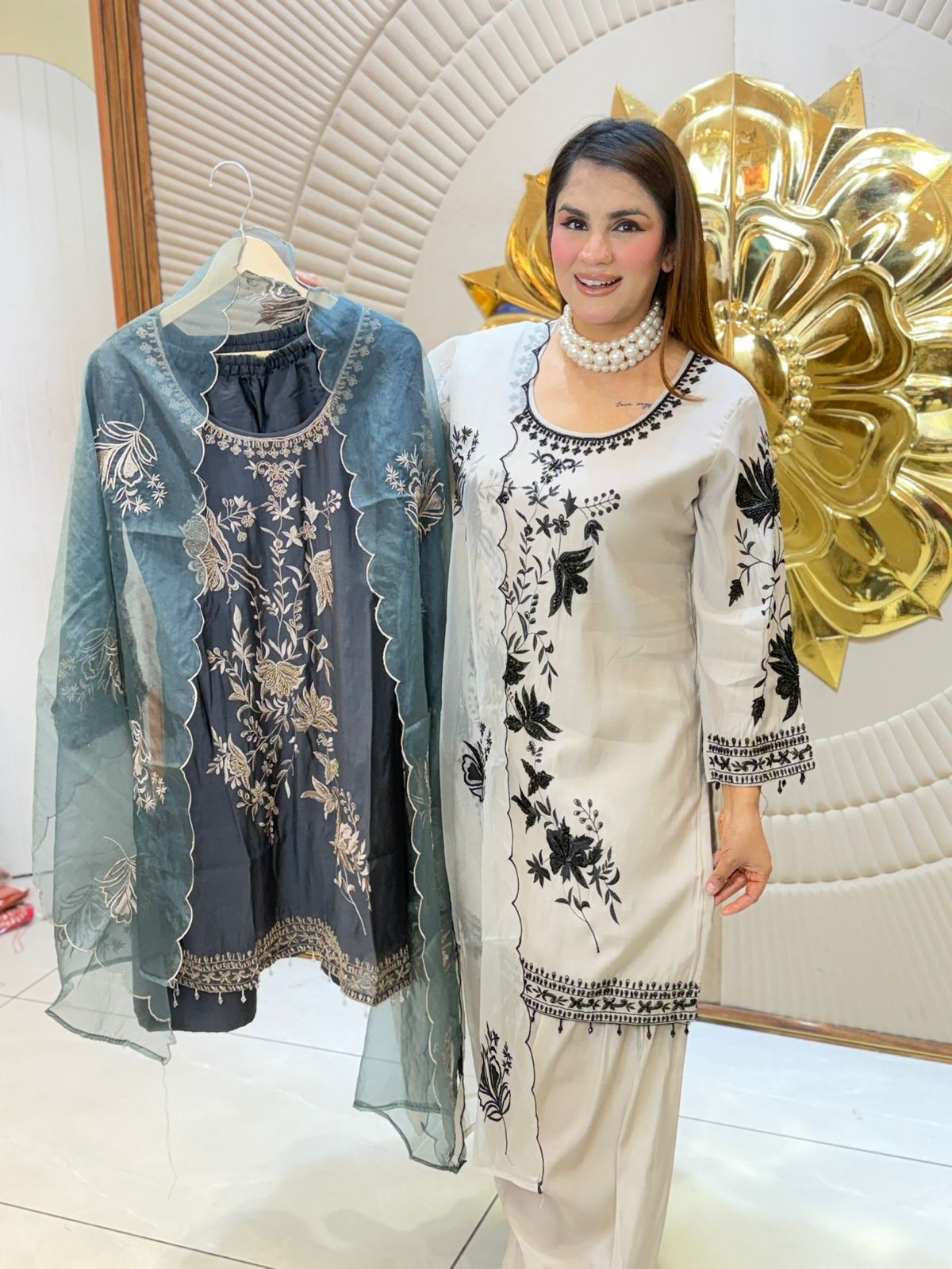 Stunning Floral Work Suit PC2905