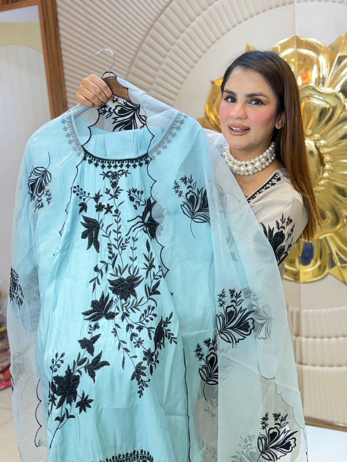 Stunning Floral Work Suit PC2905