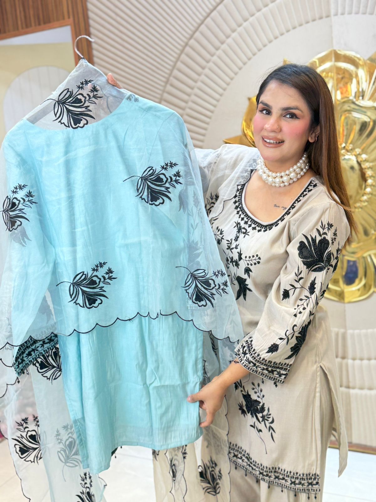 Stunning Floral Work Suit PC2905