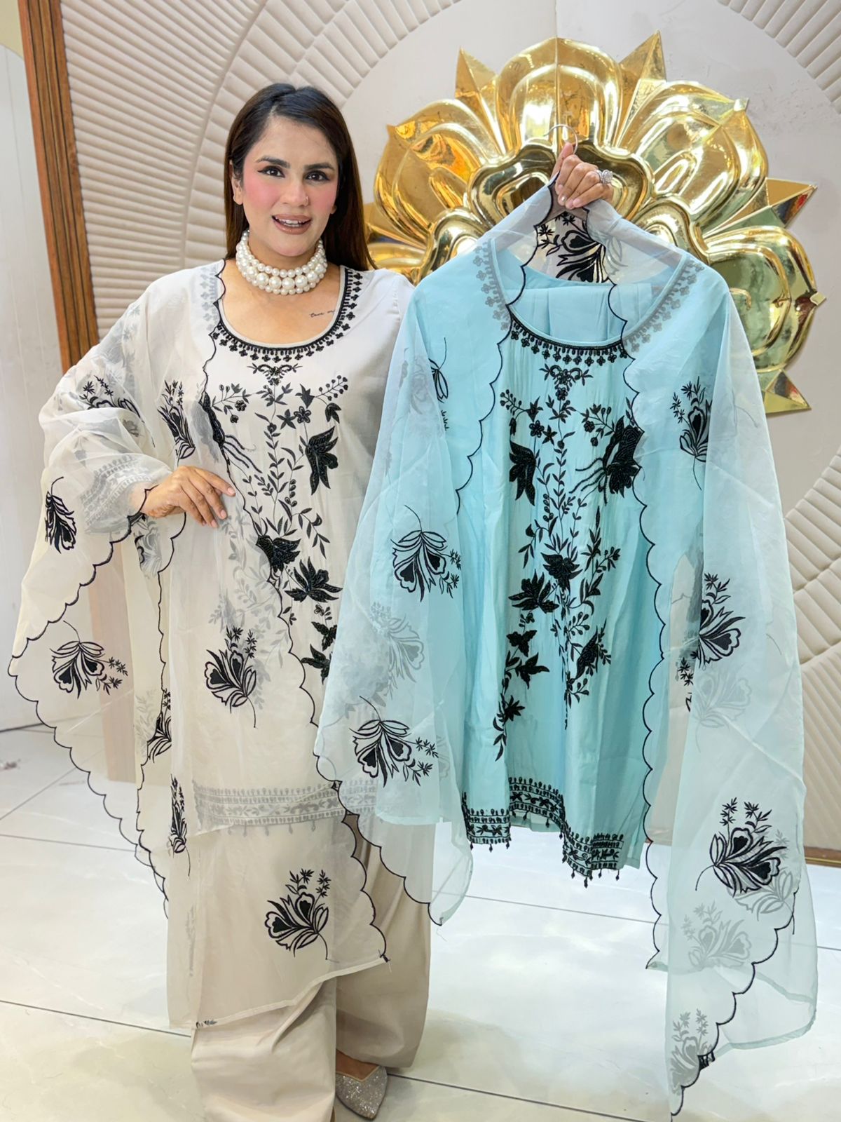 Stunning Floral Work Suit PC2905