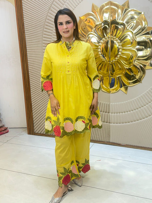 Stunning Floral Work Suit PC2915