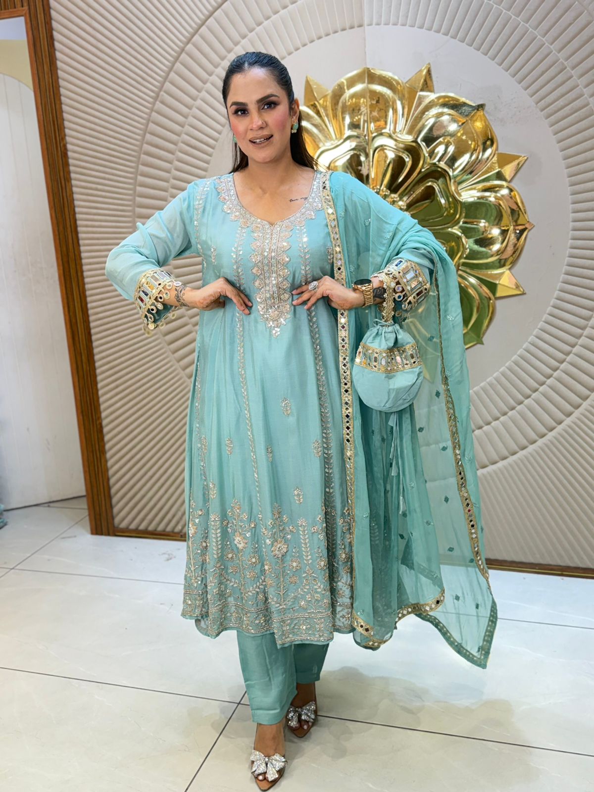 Stunning Party Wear Anarkali Suit PC2921