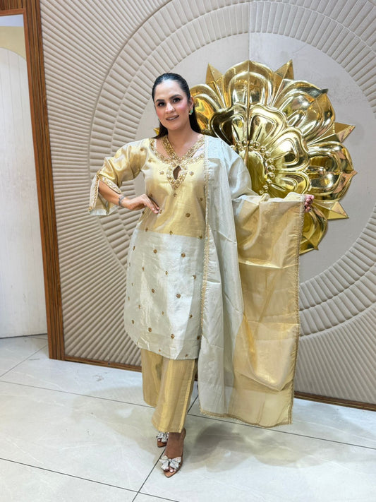 Beautiful Suit With Cut Work PC2922