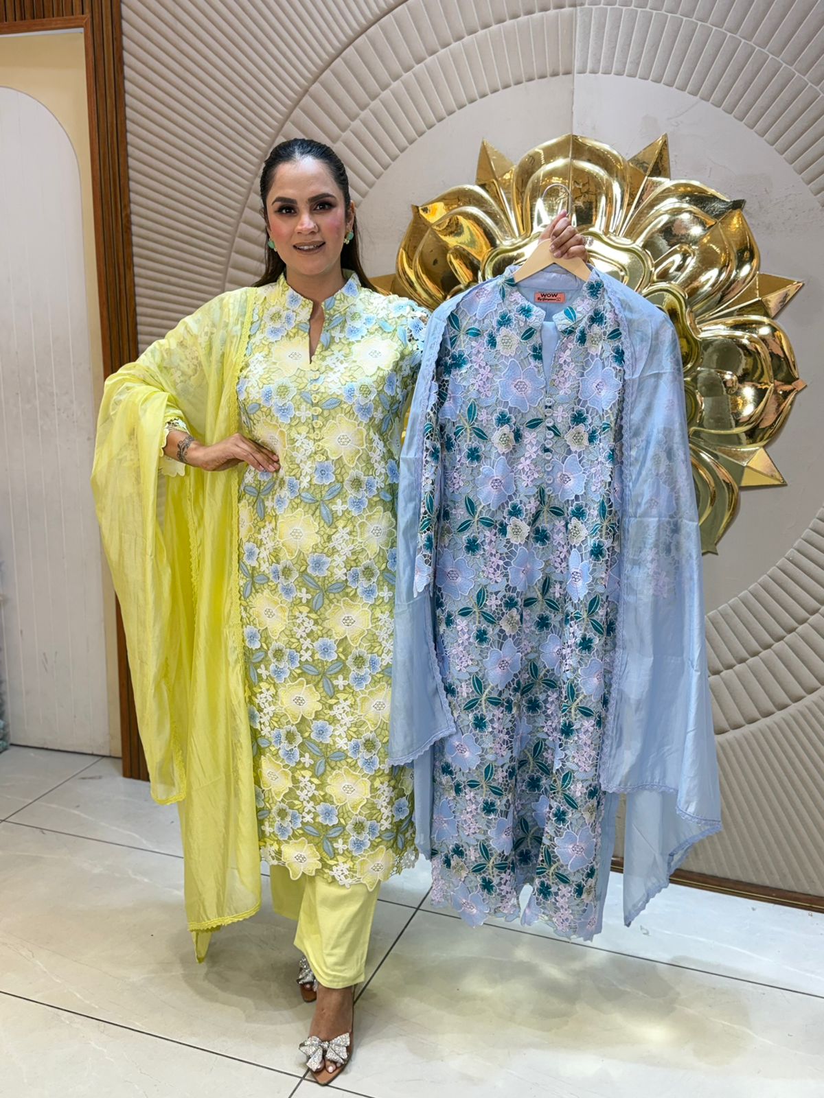 Beautiful Floral Work Suit PC2923