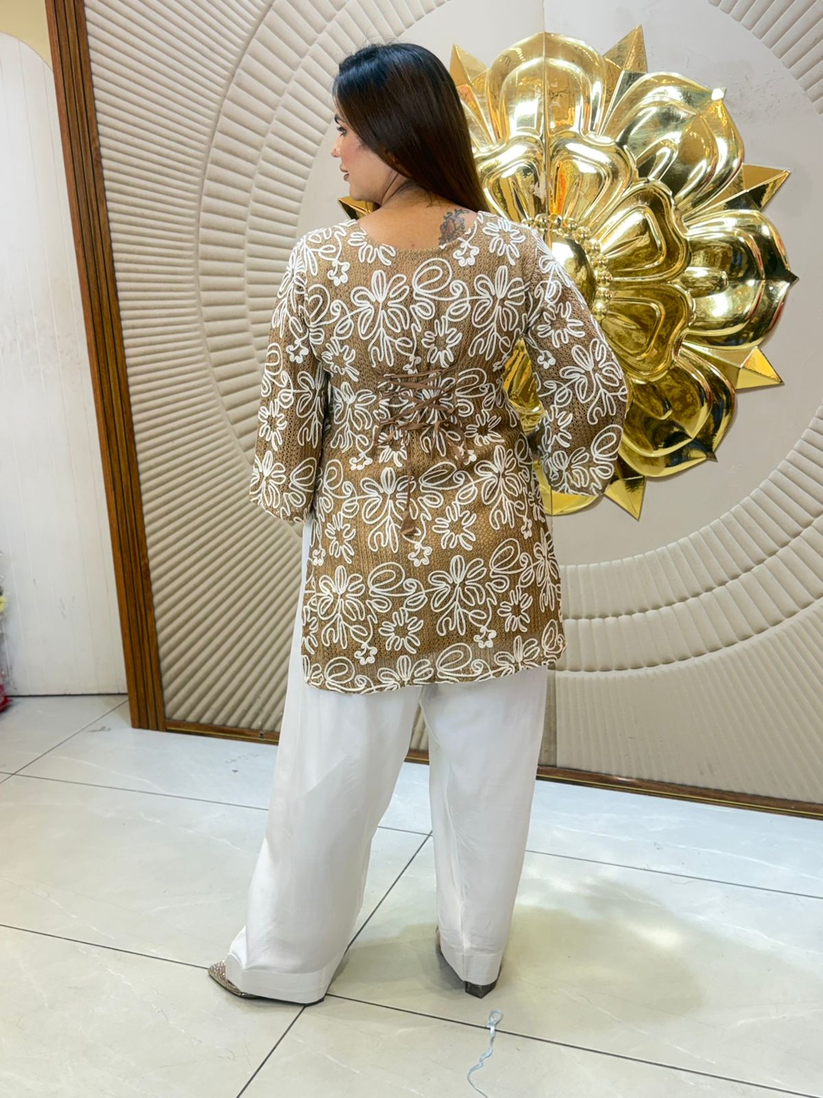 Stunning Suit With Embroidery Work PC3024