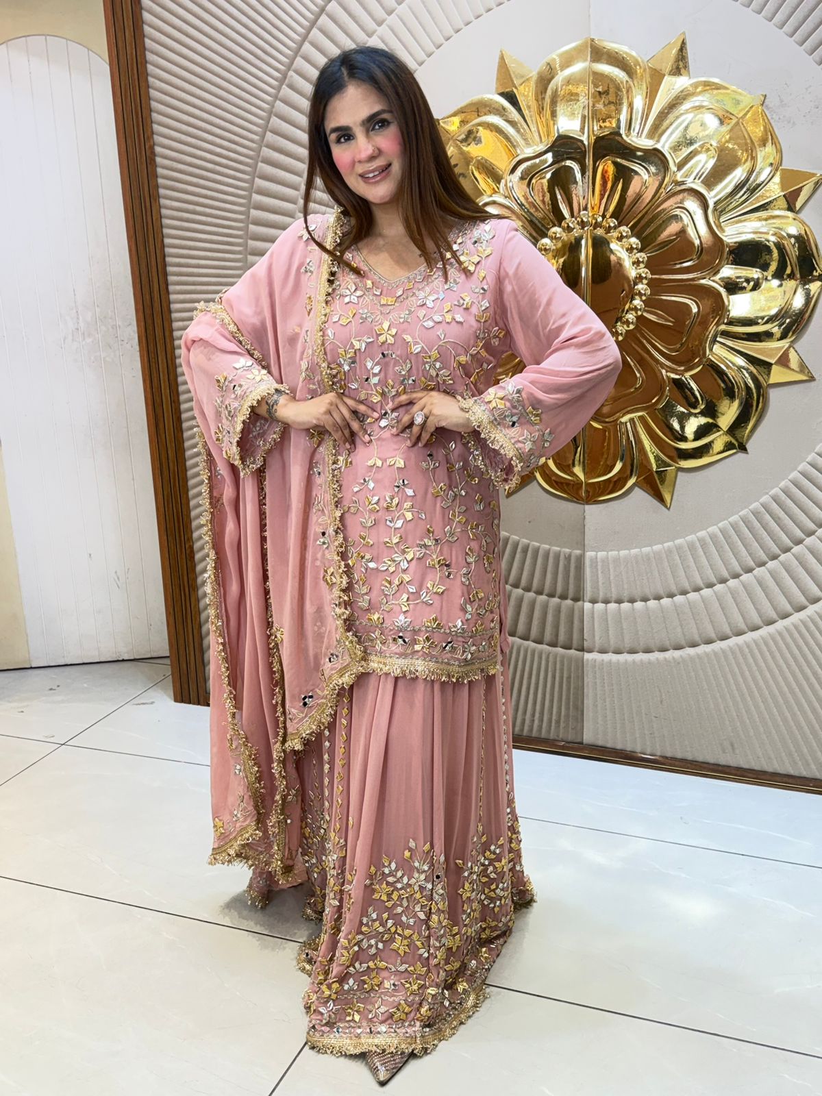 Stunning Party Wear Skirt Suit PC3065
