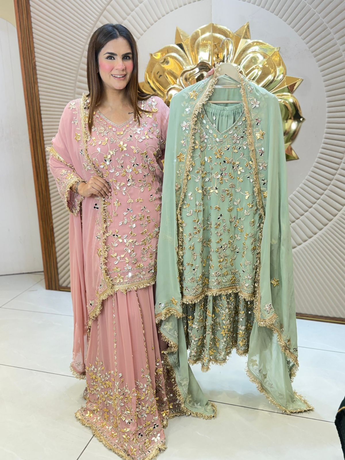 Stunning Party Wear Skirt Suit PC3065