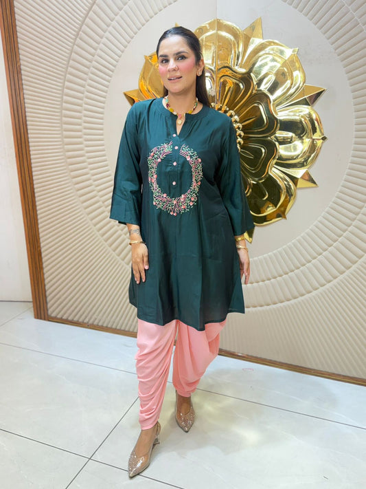 Stunning Co-Ord Set With Samosa Salwar PC3107