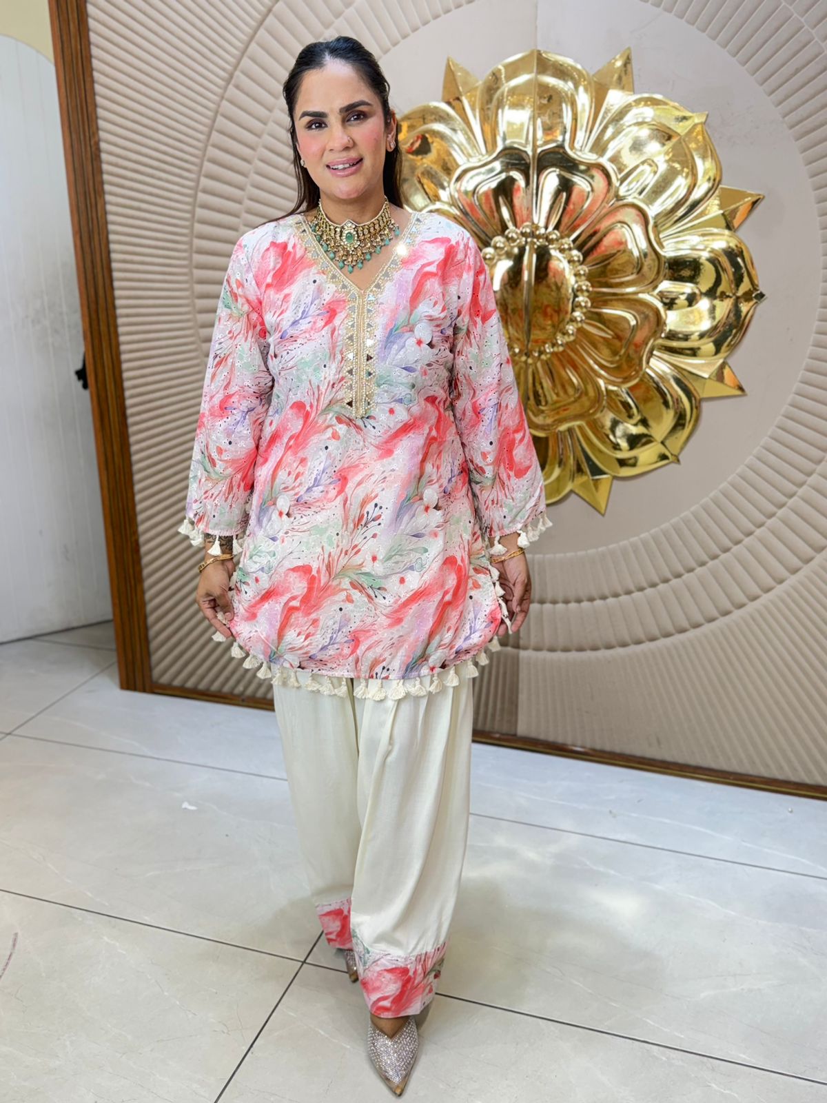 Beautiful Patter Print Daily Wear Suit PC3114
