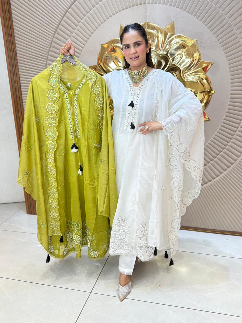Stunning Floral Work Anarkali Suit PC3119