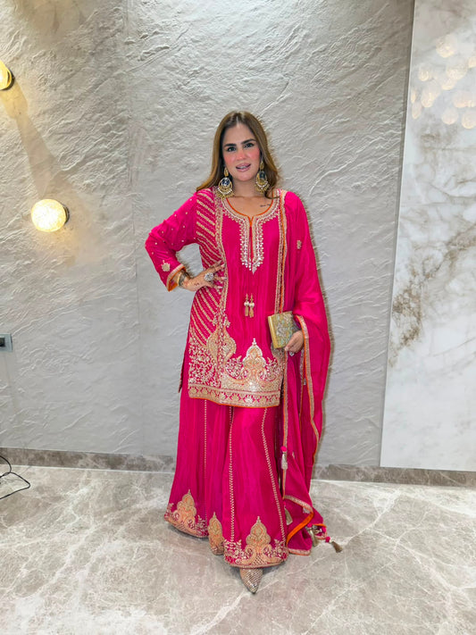 Beautiful Party Wear Sharara Suit PC3160