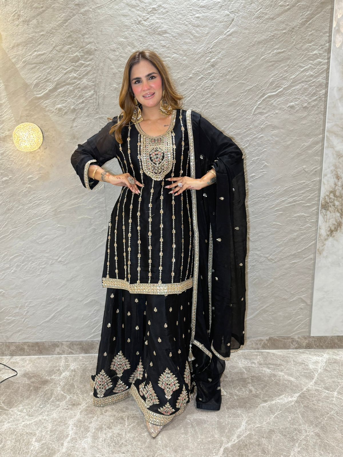 Stunning Party Wear Sharara Suit PC3162