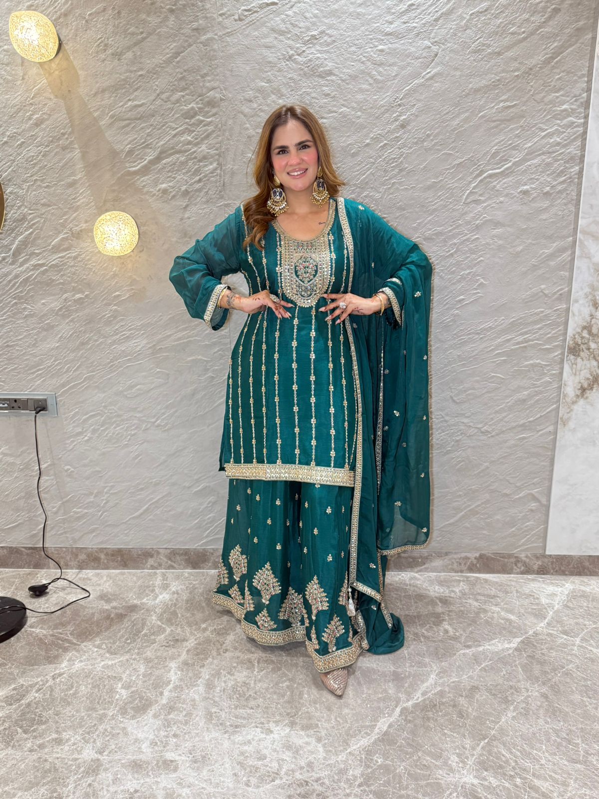 Stunning Party Wear Sharara Suit PC3162