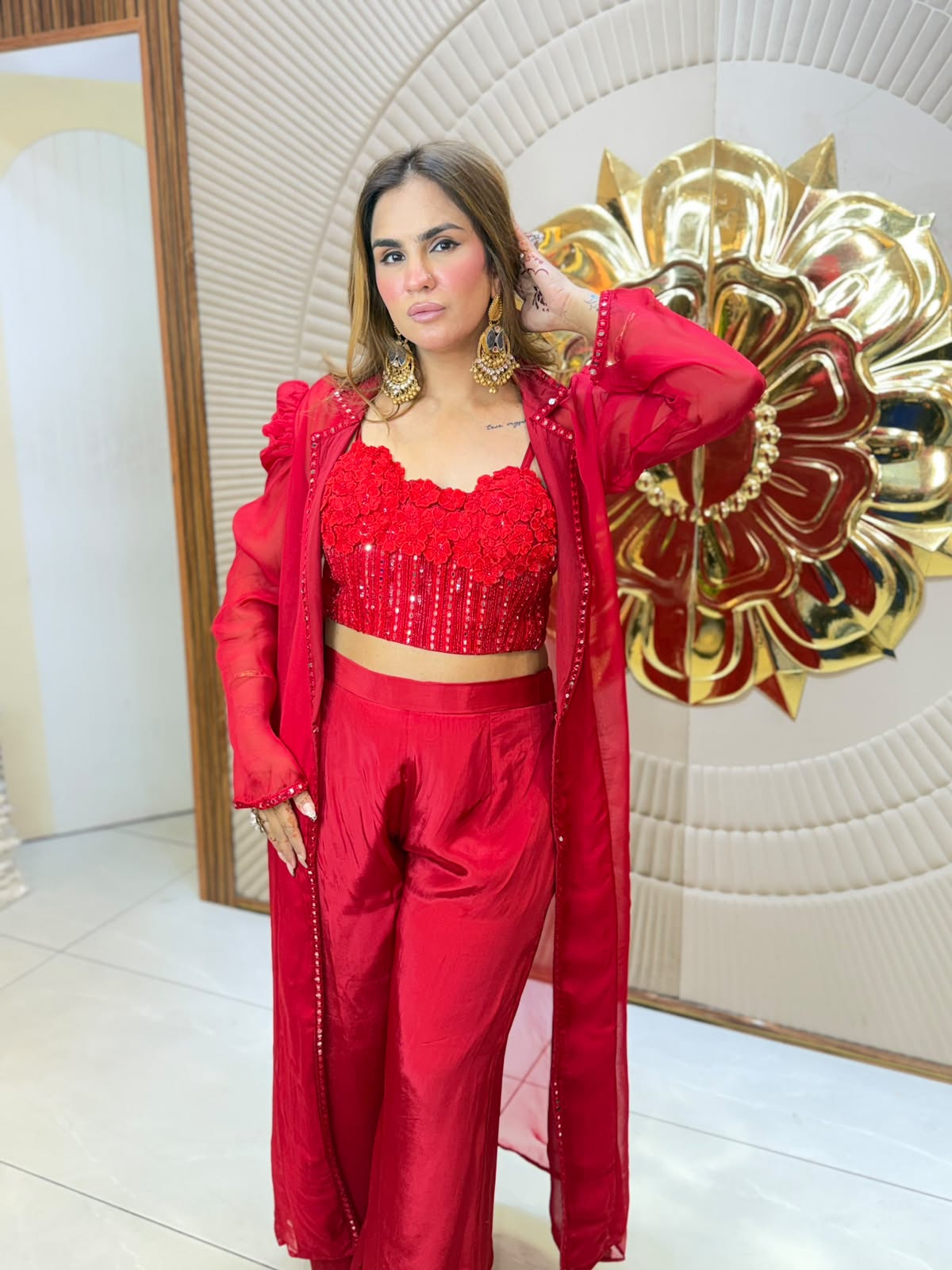 Stunning 3pc Party Wear Co-Ord Set PC3167