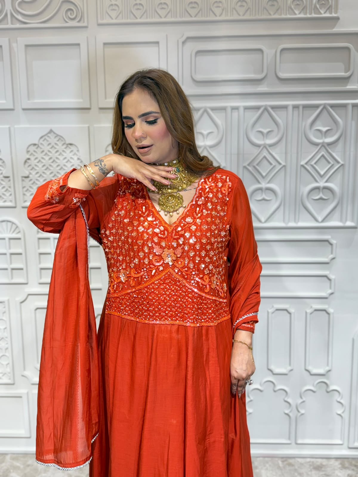 Stunning Anarkali Suit PC3176
