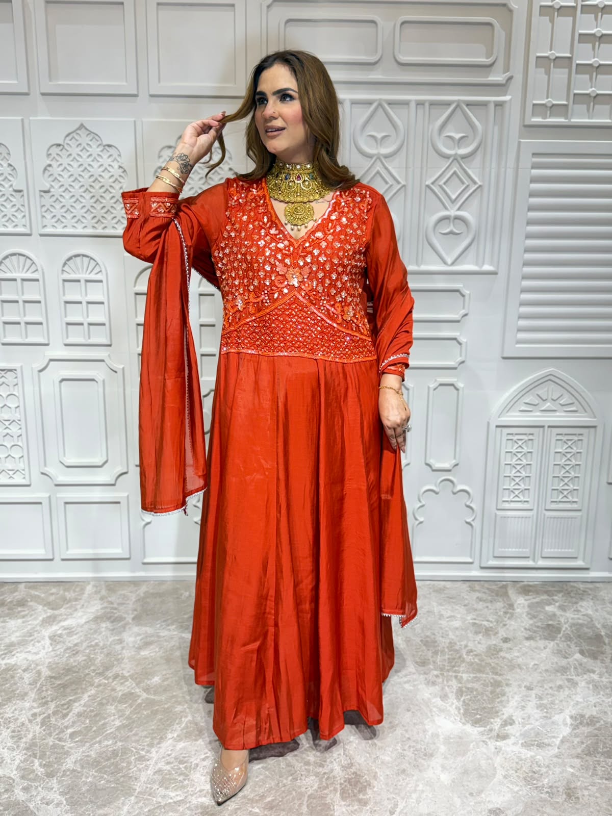 Stunning Anarkali Suit PC3176