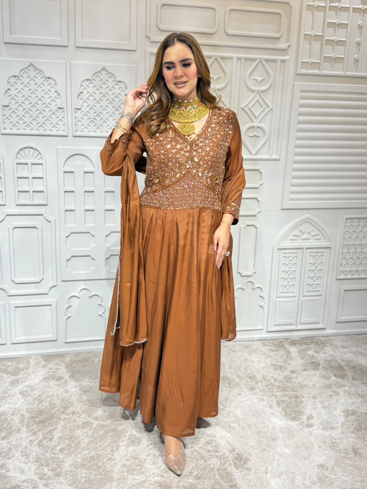 Stunning Anarkali Suit PC3176