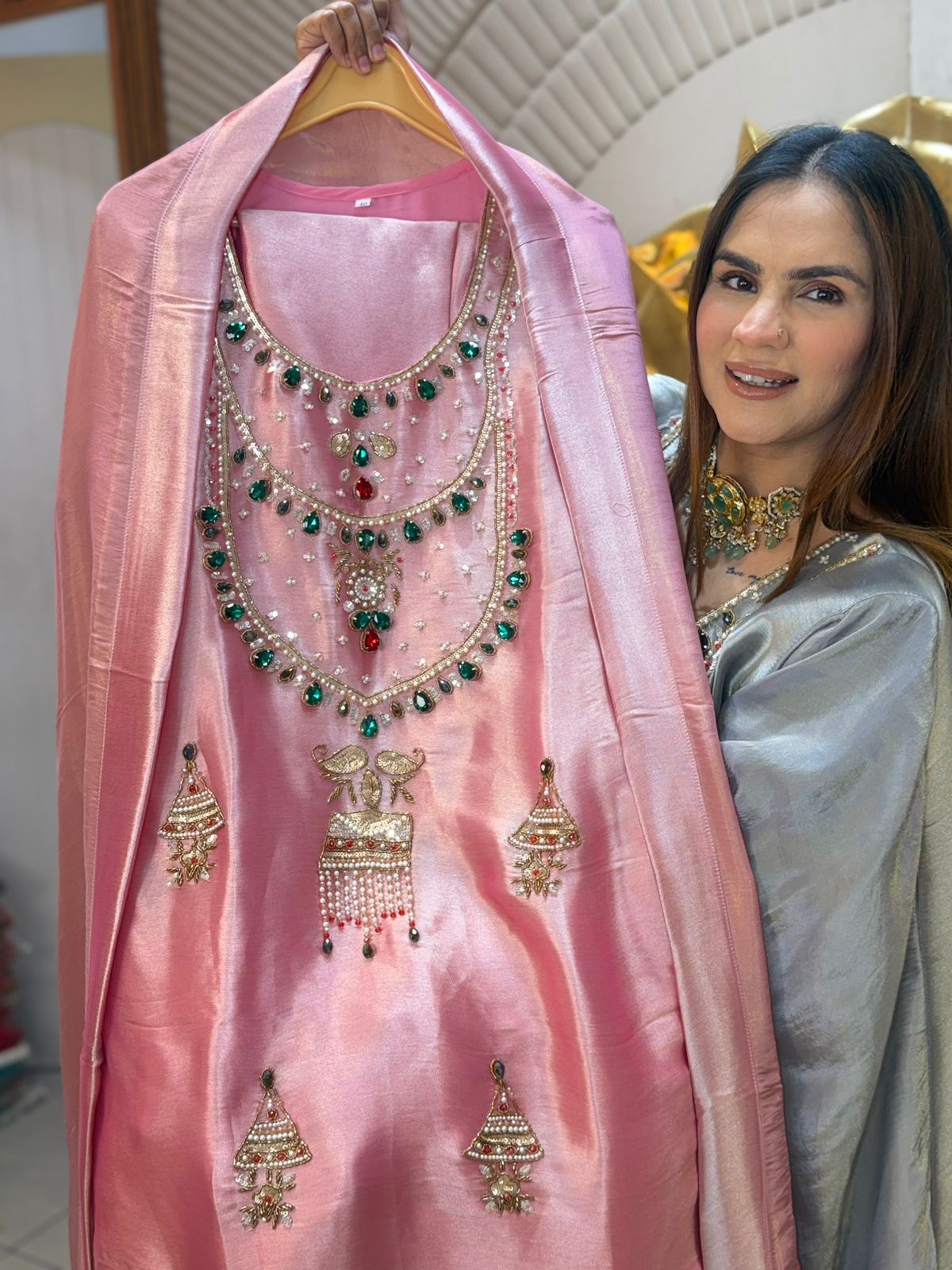 Stunning Party Wear Suit PC8207
