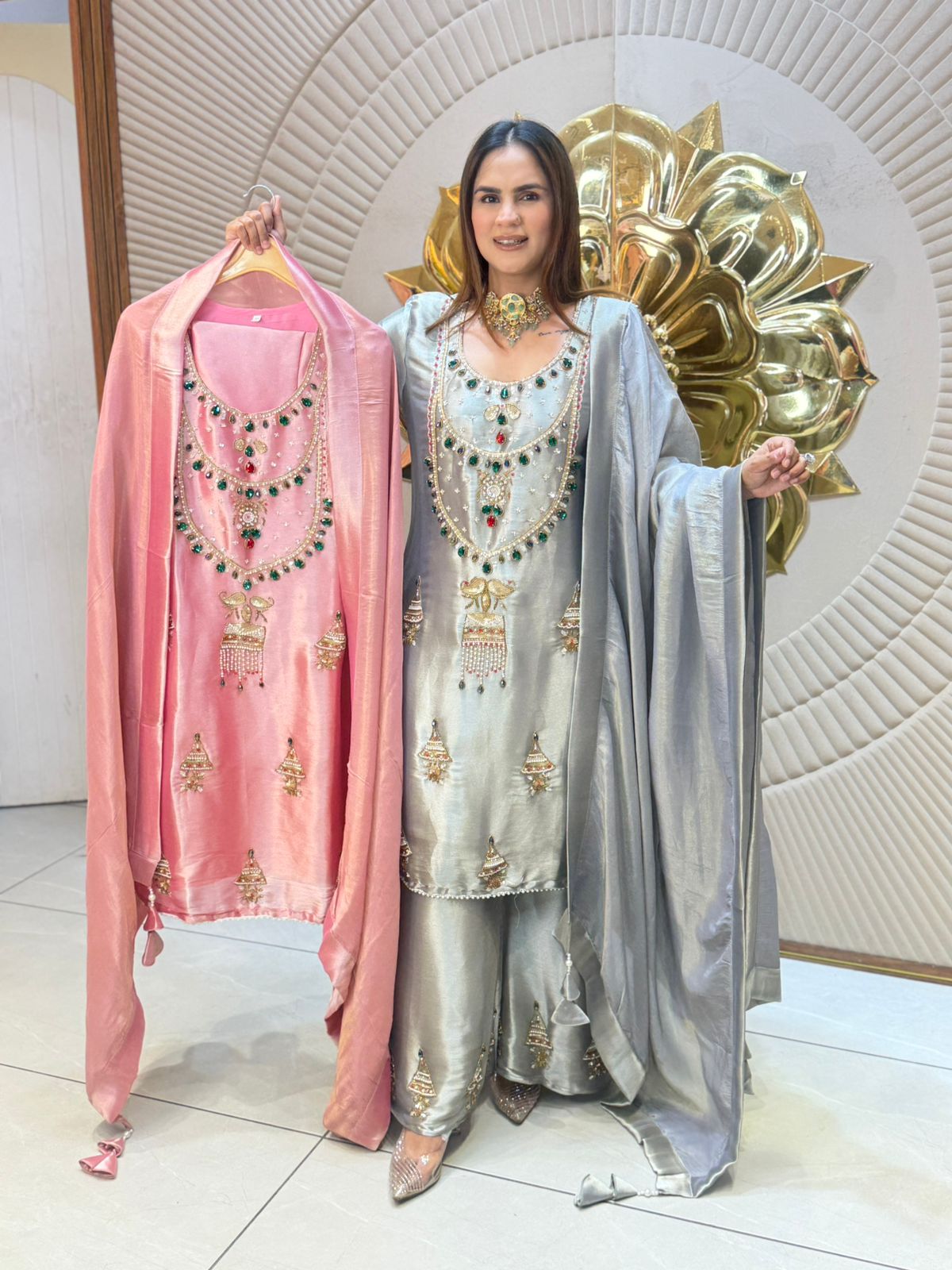 Stunning Party Wear Suit PC8207