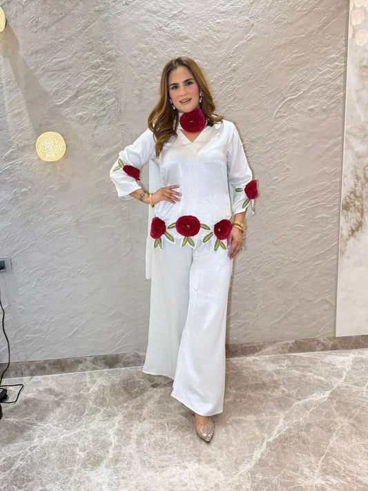 Stunning 3D Floral Suit PC3195