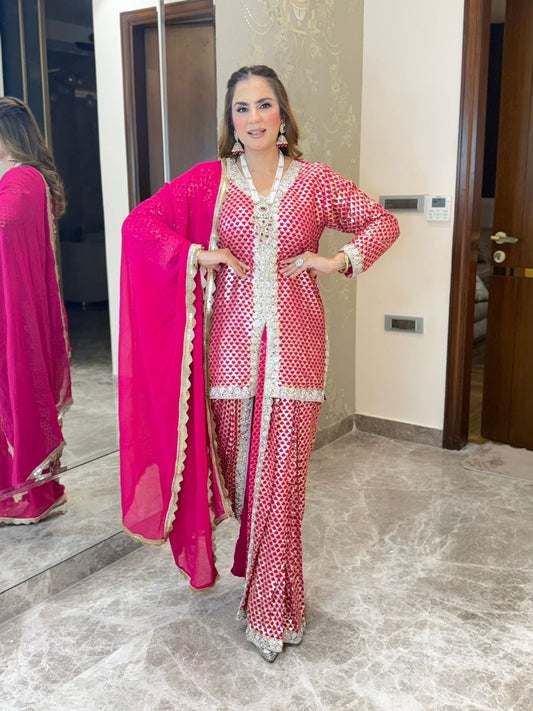 Stunning 3pc Party Wear Suit PC3205