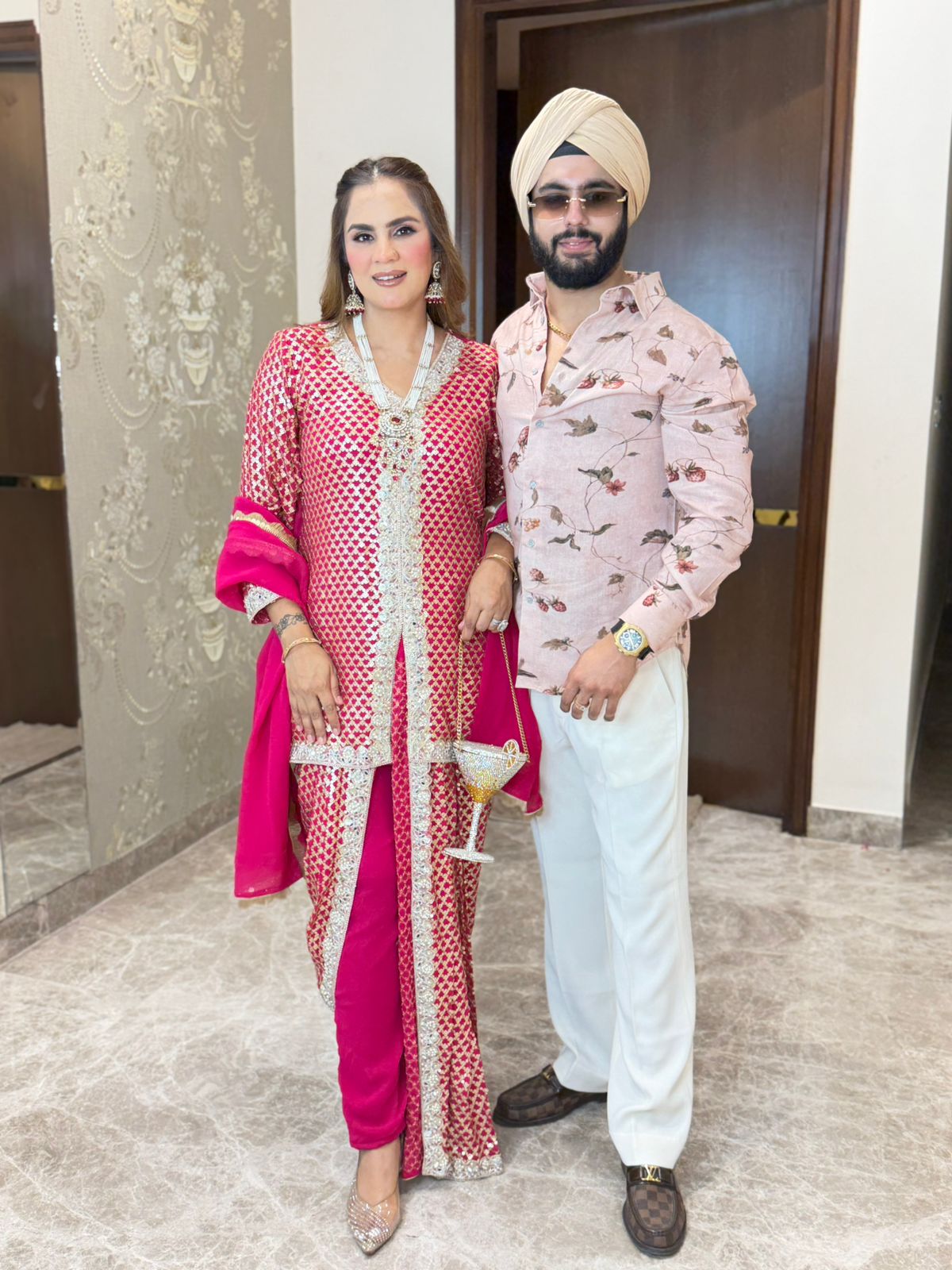 Stunning 3pc Party Wear Suit PC3205