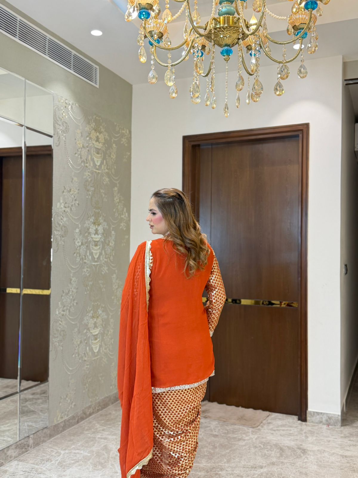 Stunning 3pc Party Wear Suit PC3205