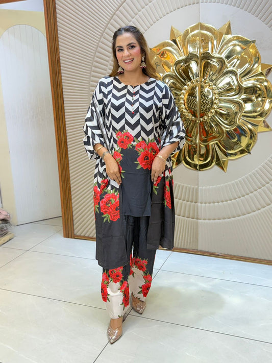 Beautiful Floral Print Suit PC3209