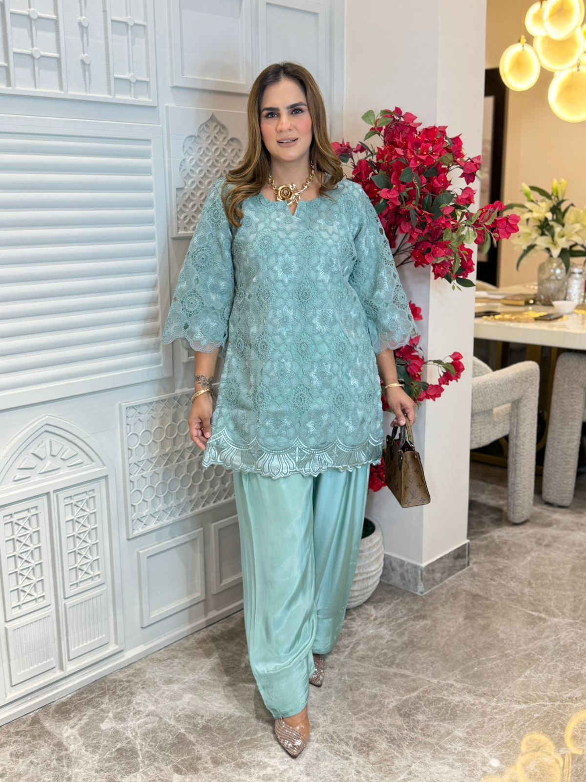 Stunning Laser Cut Work Suit PC3220