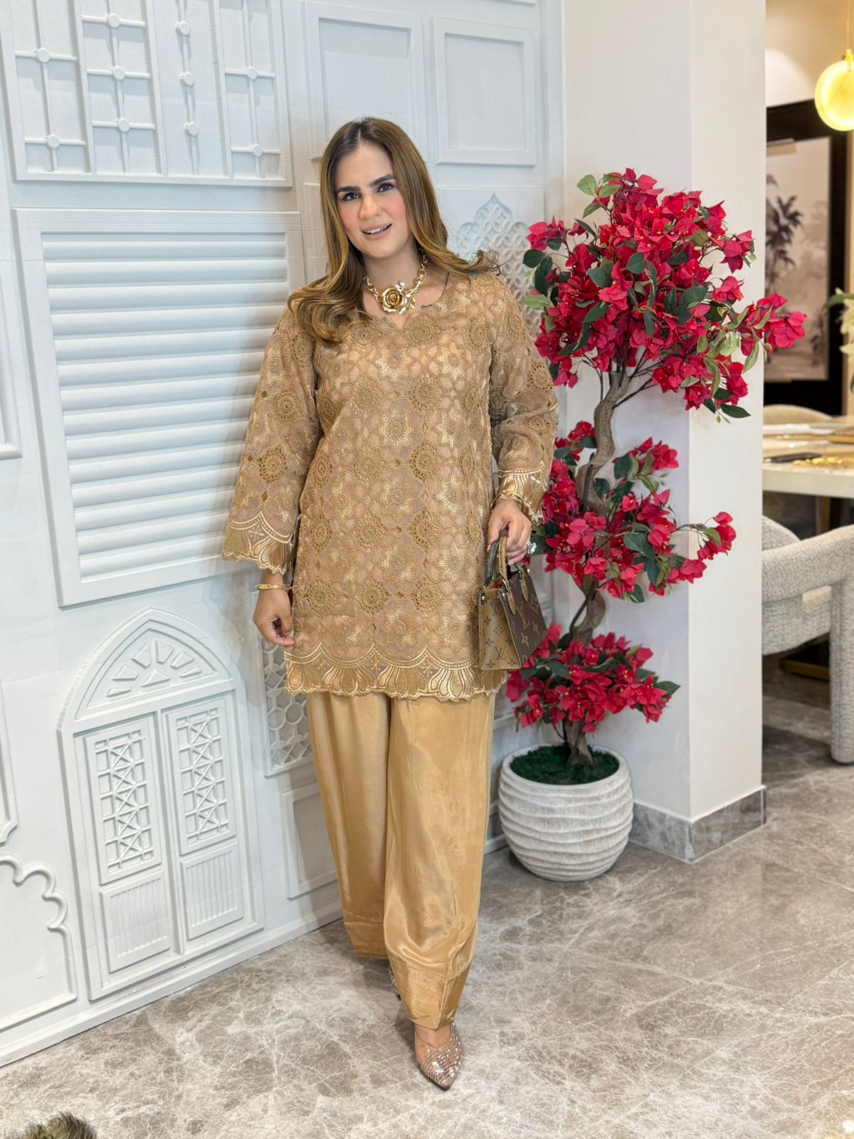 Stunning Laser Cut Work Suit PC3220