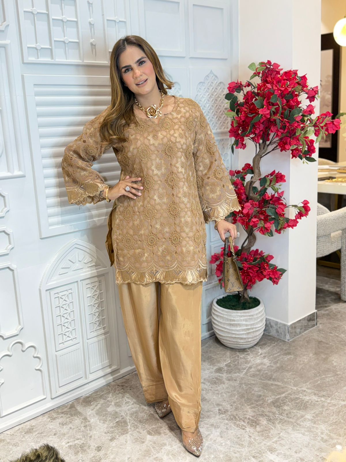 Stunning Laser Cut Work Suit PC3220