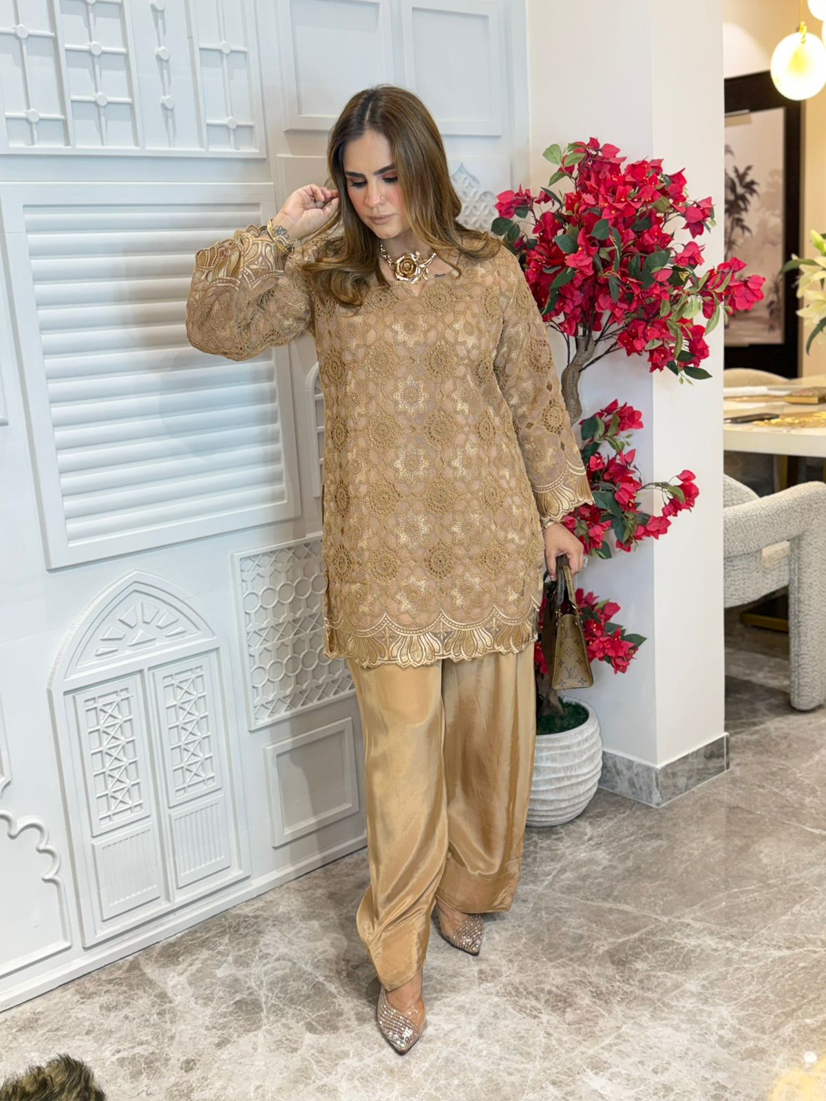 Stunning Laser Cut Work Suit PC3220