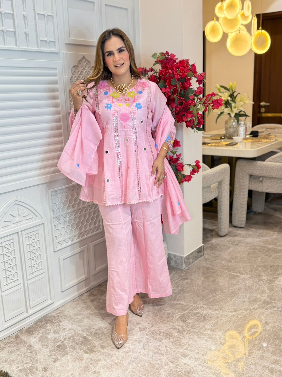 Stunning Embroidery Work Suit PC3221