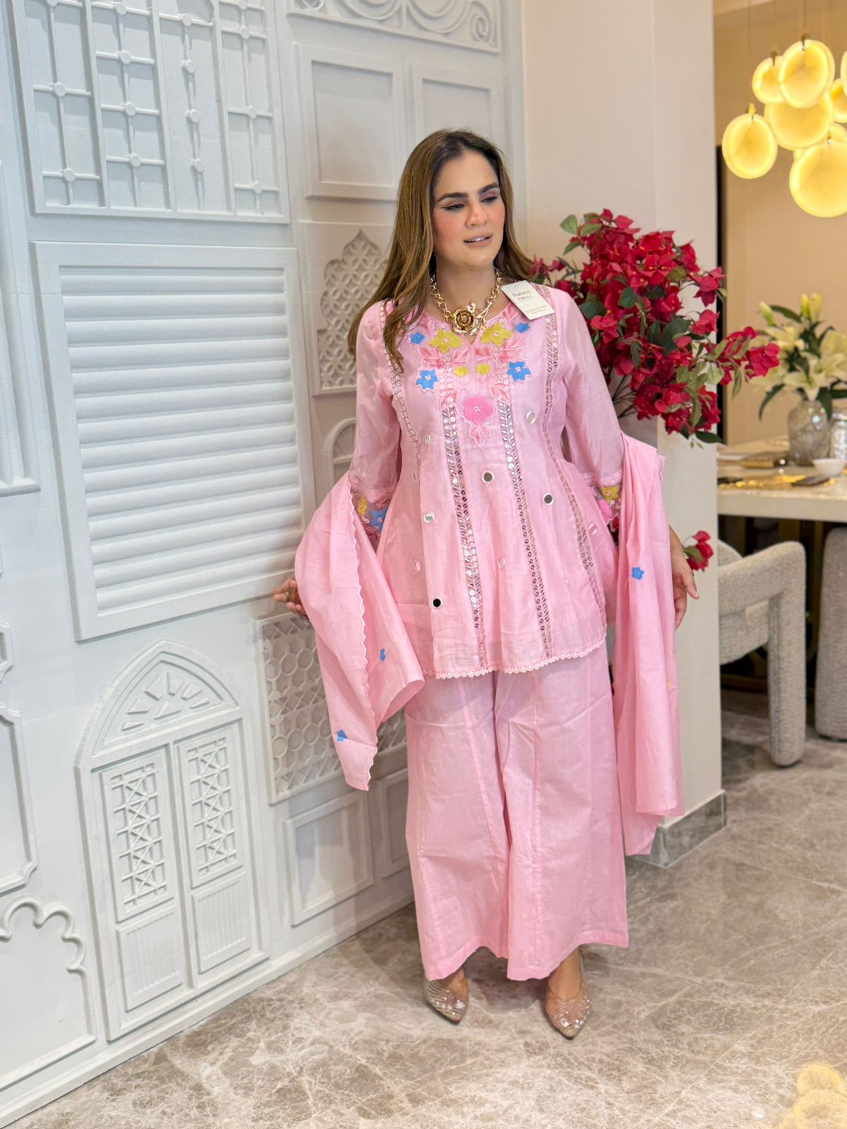 Stunning Embroidery Work Suit PC3221