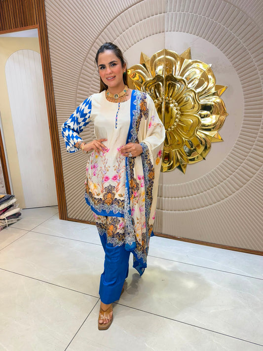 Stunning Pattern Print Suit PC3265