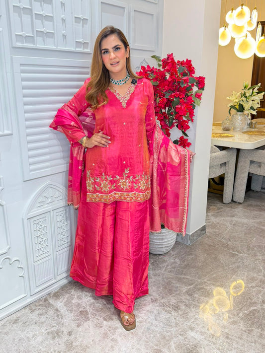 Elegant Suit With Lace Work PC3312