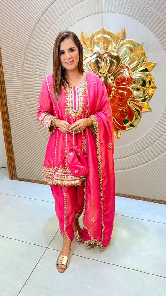 beautiful Suit With golden gota pati PC3359