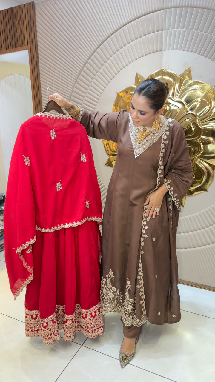 Elegant ethnic 3-piece suit set PC3351