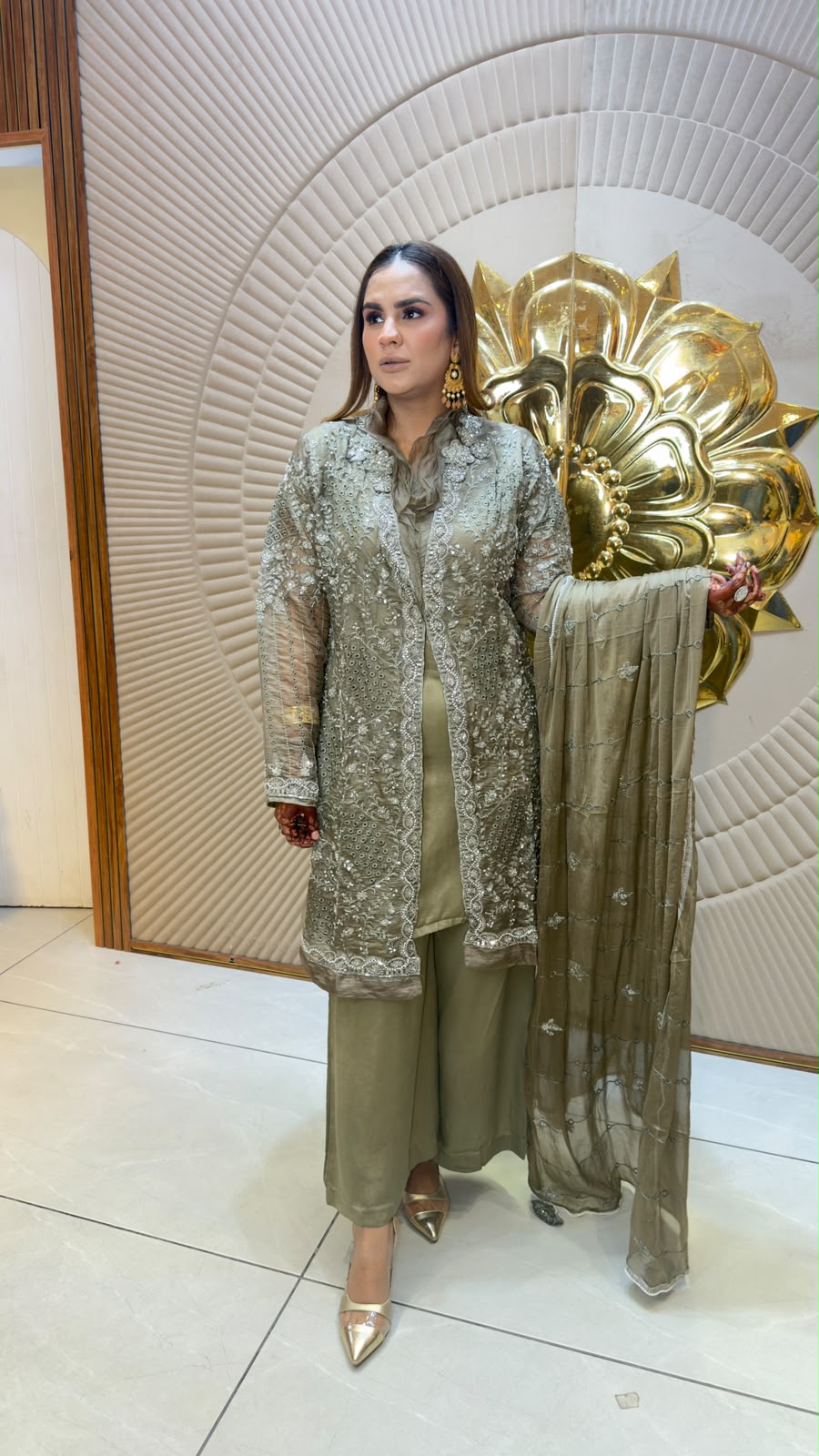 Beautiful three-piece ethnic suit set  pc3368