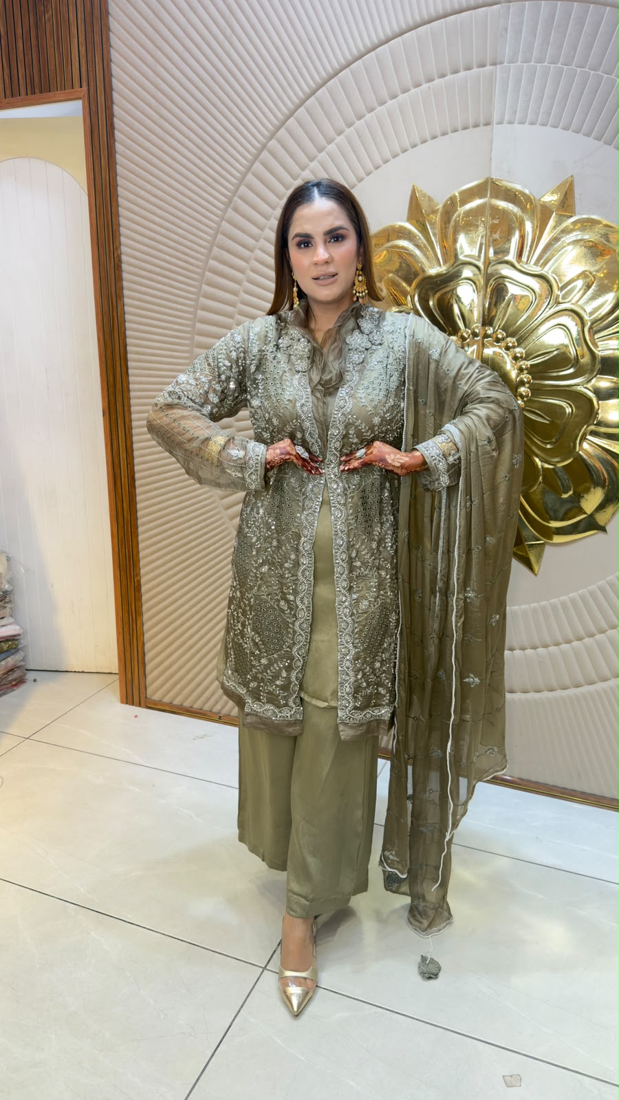 Beautiful three-piece ethnic suit set  pc3368