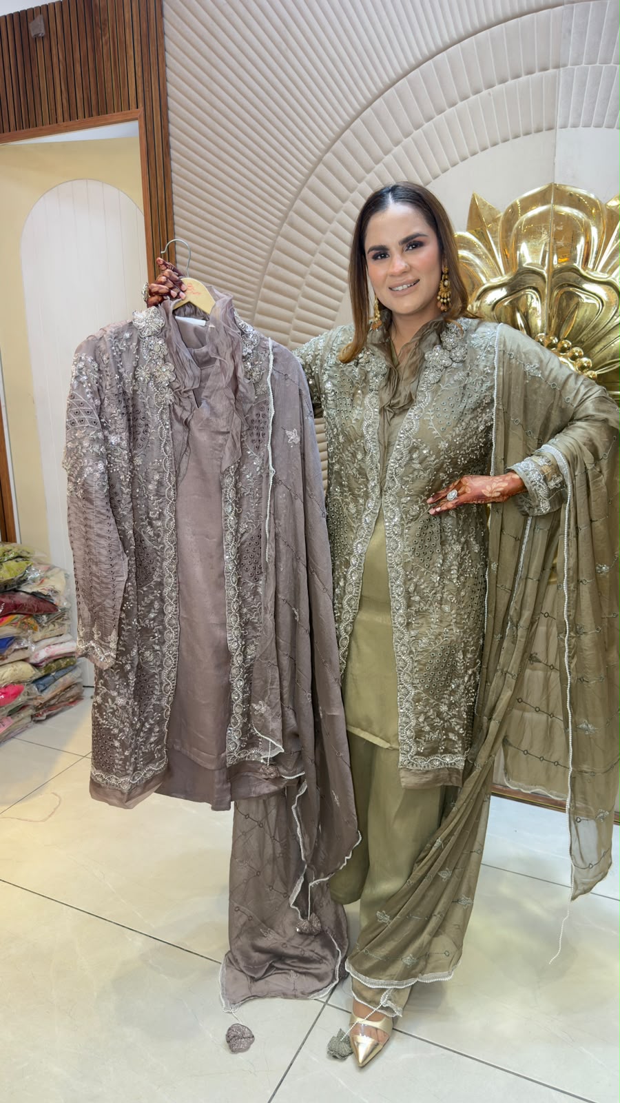 Beautiful three-piece ethnic suit set  pc3368