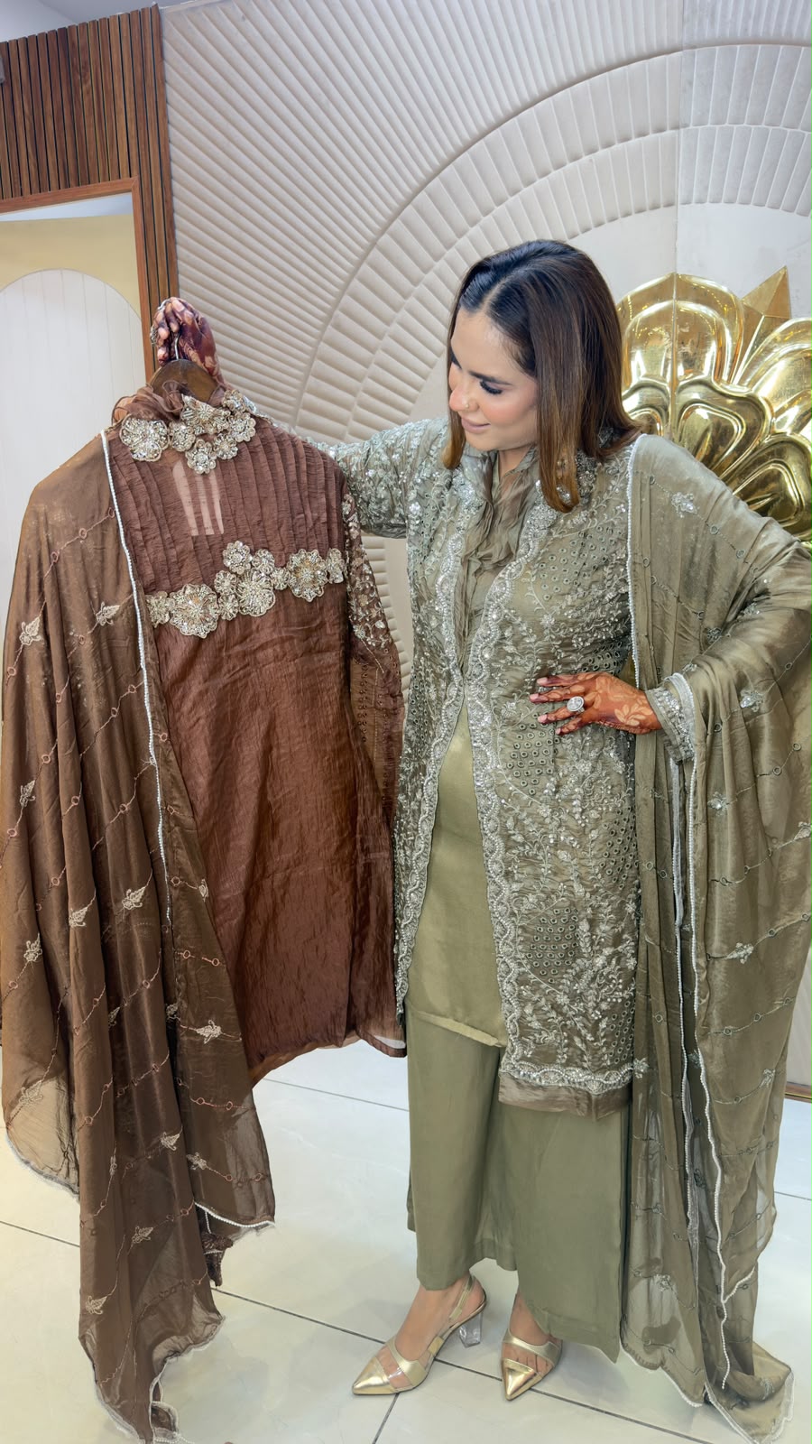Beautiful three-piece ethnic suit set  pc3368