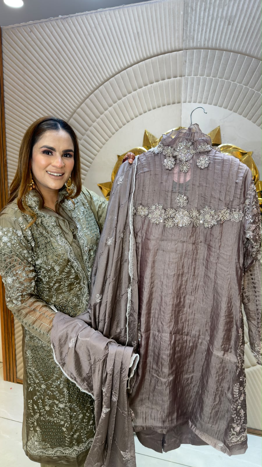Beautiful three-piece ethnic suit set  pc3368