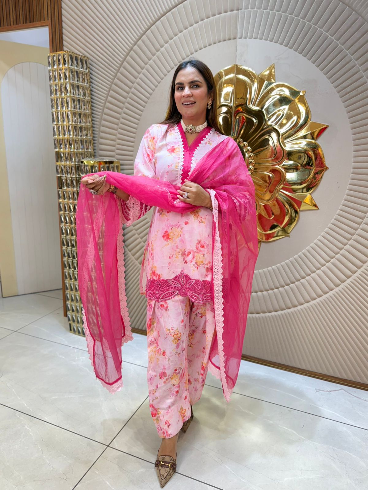 Stunning Floral Suit PC1781