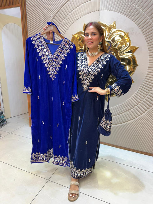 Stunning Dress with Potli Pc 2313